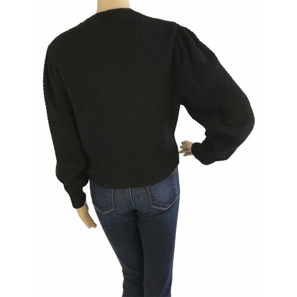 Vintage 1980’s Kitz Pichler Austria S Wool Cardigan Waffle Knit Black Red Green - Picture 4 of 8